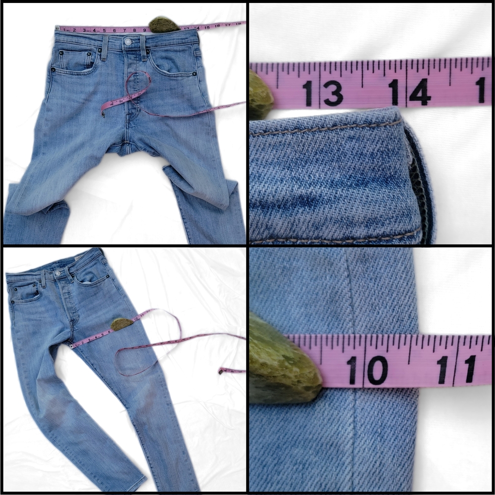 Rare Levi's 501 S Skinny - Italian Redline Selvedge - Quality Crafted - WPL 423 - Picture 4 of 11